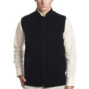 Velvet Black Modi Nehru Jacket s42